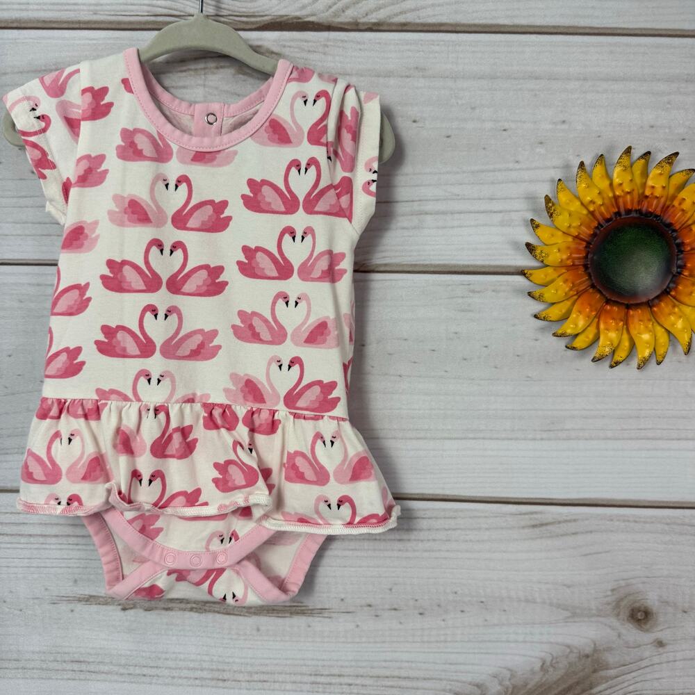 monica + andy short sleeve twirl bodysuit 9-12M